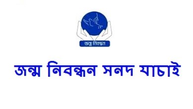 জন্ম নিবন্ধন সনদ যাচাই - জন্ম নিবন্ধন তথ্য অনুসন্ধান করুন