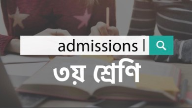 ৩য় শ্রেণির ভর্তি পরীক্ষা ২০২১