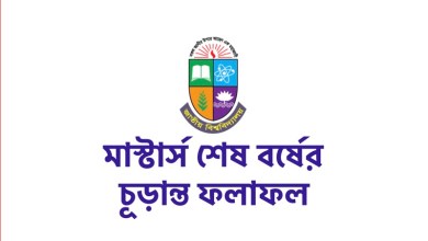 মাস্টার্স শেষ বর্ষ পরীক্ষার রেজাল্ট ২০২১