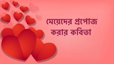 মেয়েদের প্রপোজ করার কবিতা