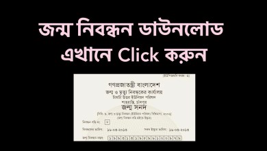 জন্ম নিবন্ধন সনদ ডাউনলোড করতে চাইলে কি কি জানতে হবে