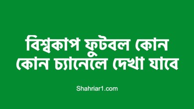 কাতার বিশ্বকাপ ফুটবল কোন কোন চ্যানেলে দেখা যাবে ২০২২