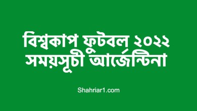 বিশ্বকাপ ফুটবল ২০২২ সময়সূচী আর্জেন্টিনা