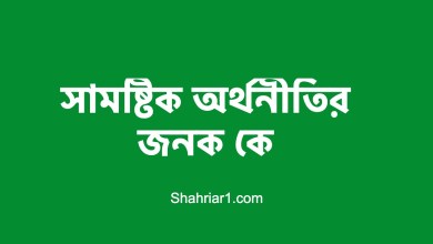 সামষ্টিক অর্থনীতির জনক কে